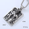 Wholesale Men's Hip Hop Stainless Steel Geometric Polished Necklace