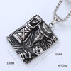Wholesale Men's Hip Hop Stainless Steel Geometric Polished Necklace