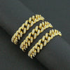 Wholesale Men's Hiphop Alloy Cuban Chain Necklace With Diamond Design