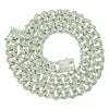 Wholesale Men's Hiphop Alloy Cuban Chain Necklace With Diamond Design