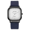 Wholesale Men's Leisure Quartz Watch With Alloy Case Imitation Leather Strap And Square Dial