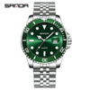 Wholesale Men's Leisure Style Round Dial Waterproof Quartz Watch With Steel Band Alloy Case And Mineral Reinforced Mirror