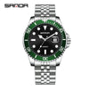 Wholesale Men's Leisure Style Round Dial Waterproof Quartz Watch With Steel Band Alloy Case And Mineral Reinforced Mirror
