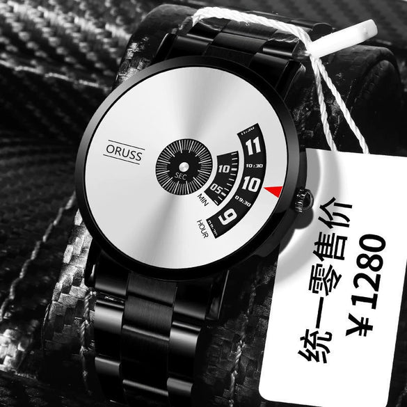 Wholesale Men's Leisure Style Steel Automatic Movement Waterproof Round Watch