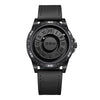 Wholesale Men's Magnetic Ball Suspension Watch With Black Technology Sense Fashion Zinc Alloy Round Dial Stainless Steel Buckle Waterproof