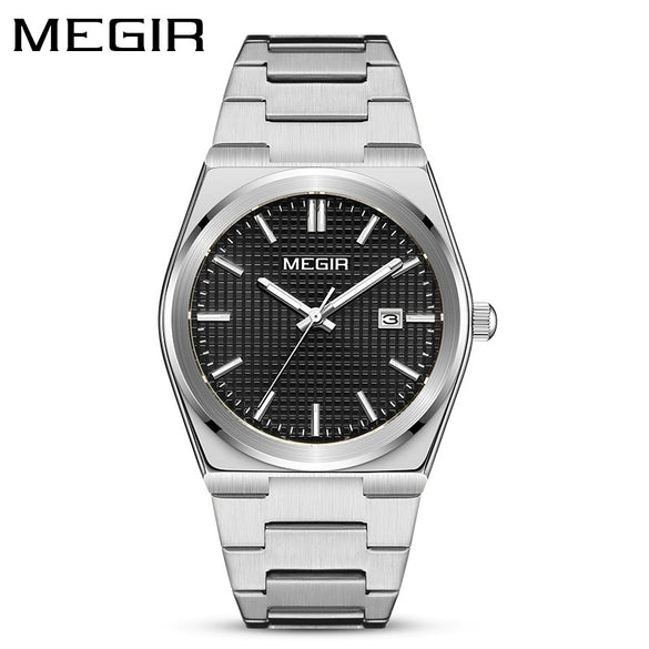 Wholesale Men's Quartz Fashion Casual Waterproof Watch With Stainless Steel Case And Alloy Band Round Dial