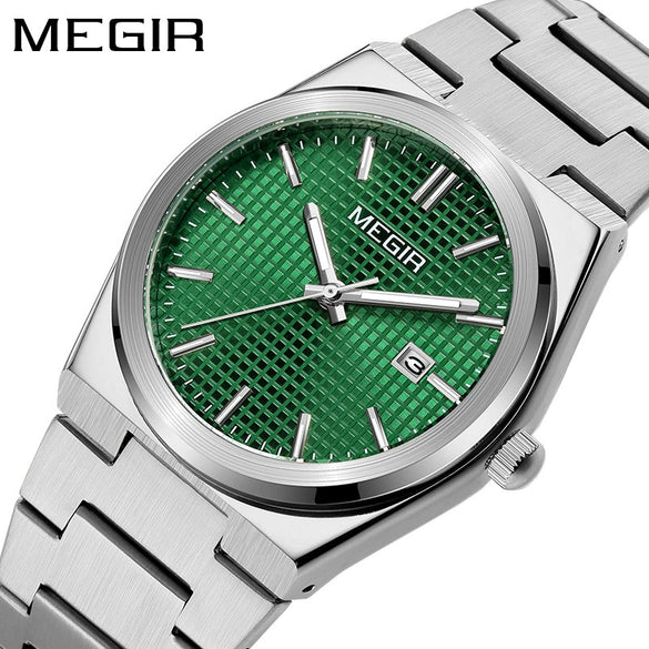Wholesale Men's Quartz Fashion Casual Waterproof Watch With Stainless Steel Case And Alloy Band Round Dial