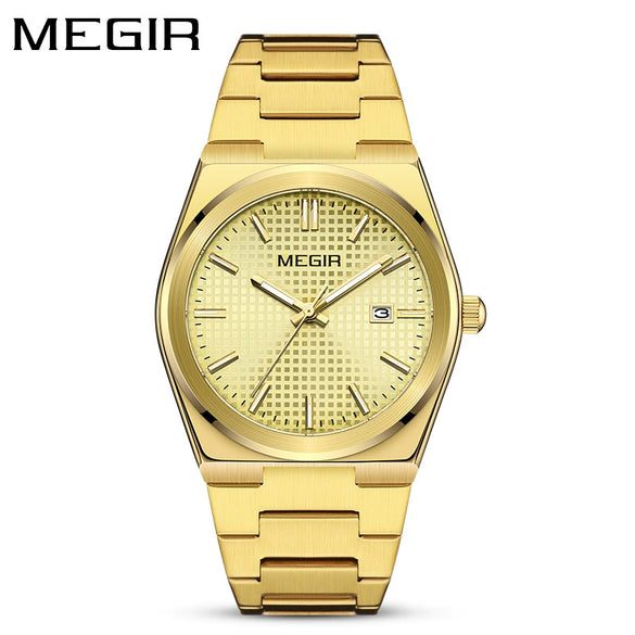 Wholesale Men's Quartz Fashion Casual Waterproof Watch With Stainless Steel Case And Alloy Band Round Dial