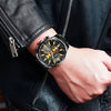 Wholesale Men's Quartz Watch With Business Style Round Dial Stainless Steel Strap And Clasp Alloy Case Sapphire Crystal Glass Mirror