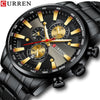Wholesale Men's Quartz Watch With Business Style Round Dial Stainless Steel Strap And Clasp Alloy Case Sapphire Crystal Glass Mirror