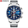 Wholesale Men's Quartz Watch With Business Style Round Dial Stainless Steel Strap And Clasp Alloy Case Sapphire Crystal Glass Mirror