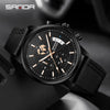 Wholesale Men's Quartz Watch Zinc Alloy Case Steel Belt Round Dial Waterproof Leisure Style