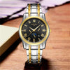 Wholesale Men's Quartz Watches Alloy Case Mineral Reinforced Glass Mirror Round Dial Business Style