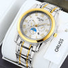 Wholesale Men's Quartz Watches Alloy Case Mineral Reinforced Glass Mirror Round Dial Business Style