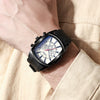 Wholesale Men's Sport Style Barrelshaped Alloy Case Rubber Strap Quartz Watch