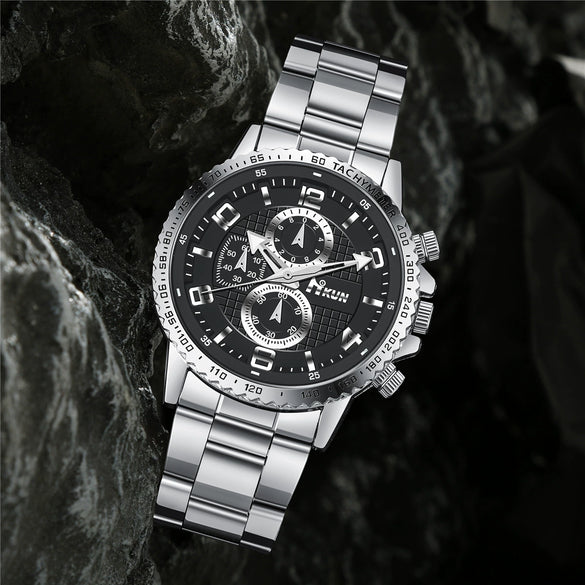 Wholesale Men's Sports Quartz Watch With Alloy Band And Stainless Steel Buckle