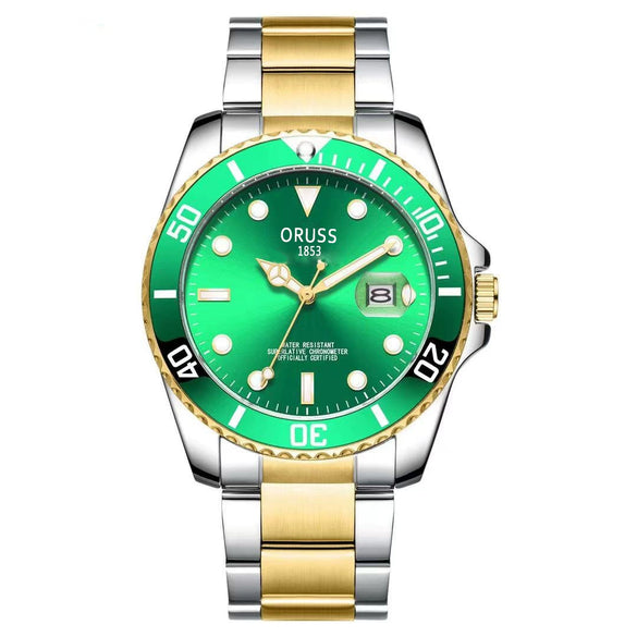 Wholesale Men's Stainless Steel Automatic Non Mechanical Fashion Business Luminous Waterproof Hollow Round Dial Watch