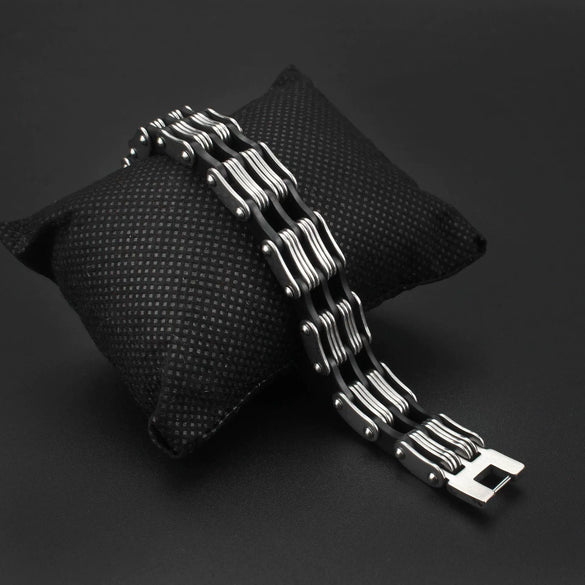 Wholesale Men's Titanium Steel Bracelets Geometric Original Design Polished