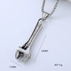 Wholesale Men's Titanium Steel Punk Style Geometric Jewelry With Polishing Treatment