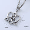 Wholesale Men's Titanium Steel Punk Style Geometric Jewelry With Polishing Treatment