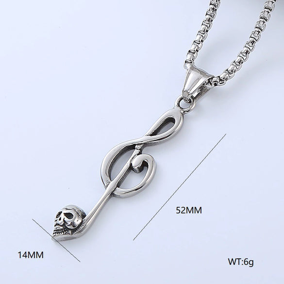 Wholesale Men's Titanium Steel Punk Style Geometric Jewelry With Polishing Treatment