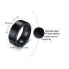 Wholesale Men's Titanium Steel Rotary Decompression Ring With Geometric Pattern And Electroplating Treatment