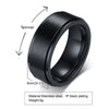 Wholesale Men's Titanium Steel Rotary Decompression Ring With Geometric Pattern And Electroplating Treatment