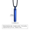 Wholesale Men's Tungsten Steel Glossy Pendant Necklace With Letters Numbers Text Pattern
