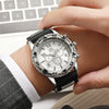 Wholesale Men's Watch Alloy Case Silicone Strap Round Dial Quartz Movement