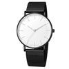 Wholesale Men's Watch Alloy Case Stainless Steel Strap Round Dial Quartz Watch Simple Fashion