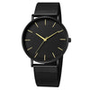 Wholesale Men's Watch Alloy Case Stainless Steel Strap Round Dial Quartz Watch Simple Fashion