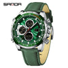Wholesale Men's Watch Zinc Alloy Round Dial Waterproof Multifunctional Sporty Fashion Light Luxury Style