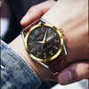 Wholesale Men's Waterproof Fashionable Watch Alloy Case Pu Strap Round Dial