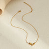 Wholesale Mermaid Stainless Steel Necklace 18K Gold Plated Geometric Design