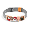 Wholesale Metal Adjustable Christmas Bracelet With Drop Shape Design And Seiko Craftsmanship For Unisex