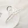 Wholesale Metal Alloy Casual Geometric Style Electroplated Large Shark Clip For Women