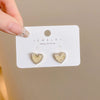 Wholesale Metal Alloy Cat's Eye Earrings With Geometric Pattern Retro Exaggerated Style For Women