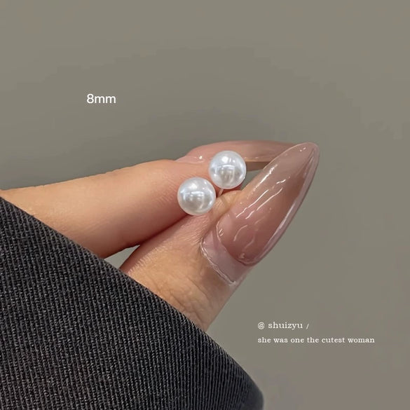 Wholesale Metal Alloy Cat's Eye Earrings With Geometric Pattern Retro Exaggerated Style For Women