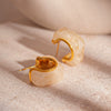 Wholesale Metal Alloy Flower Tassel Earrings With Electroplating Exaggerated And Fashionable For Women