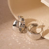 Wholesale Metal Alloy Flower Tassel Earrings With Electroplating Exaggerated And Fashionable For Women