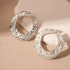 Wholesale Metal Alloy Flower Tassel Earrings With Electroplating Exaggerated And Fashionable For Women