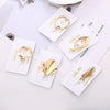 Wholesale Metal Alloy Goldplated Frog Clip Hairpin In Round And Oval Shapes