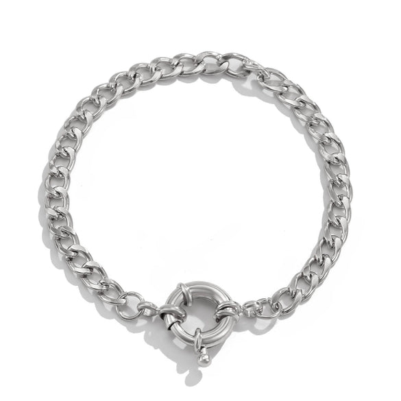 Wholesale Metal Alloy Snake Bone Chain Necklace With Geometric Design And Electroplating For Women