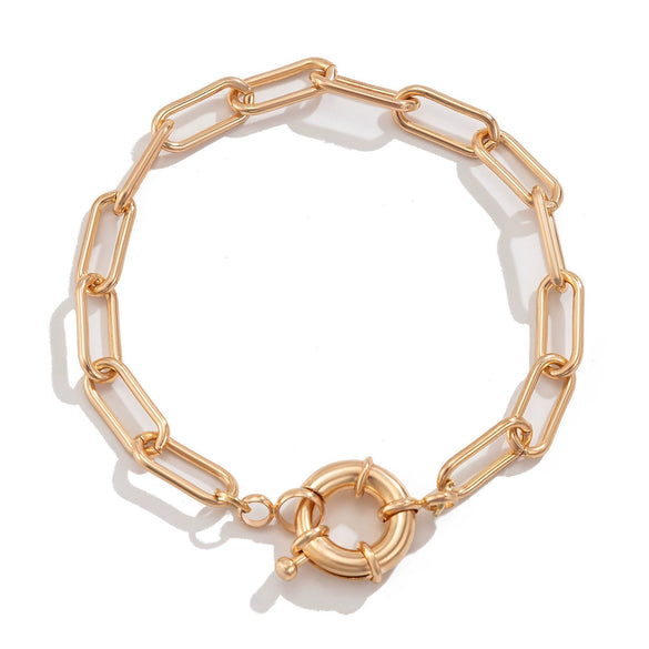 Wholesale Metal Alloy Snake Bone Chain Necklace With Geometric Design And Electroplating For Women