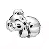 Wholesale Metal Animal Series Cactus Hedgehog Unicorn Beaded Pendant And Bracelet With Totem Pattern And Electroplating Treatment