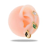 Wholesale Metal Animal Zodiac Electroplated Piercing Earrings For Women