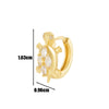 Wholesale Metal Animal Zodiac Electroplated Piercing Earrings For Women