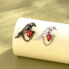 Wholesale Metal Animal Zodiac Geometric Bird Chain Piercing Earrings Electroplated Unisex Fashion Style