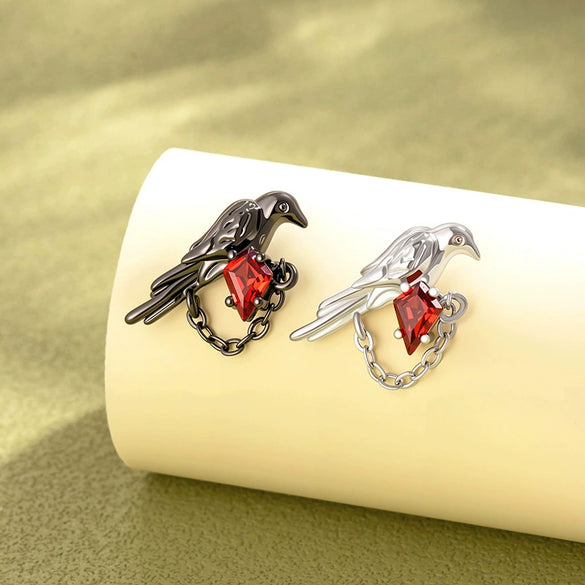Wholesale Metal Animal Zodiac Geometric Bird Chain Piercing Earrings Electroplated Unisex Fashion Style