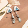 Wholesale Metal Animals Style Titanium Steel Ear Bone Nail Electroplated Women's Earrings